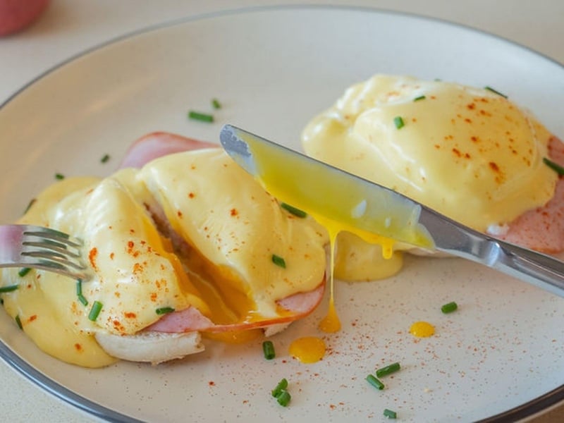 The classic eggs benedict