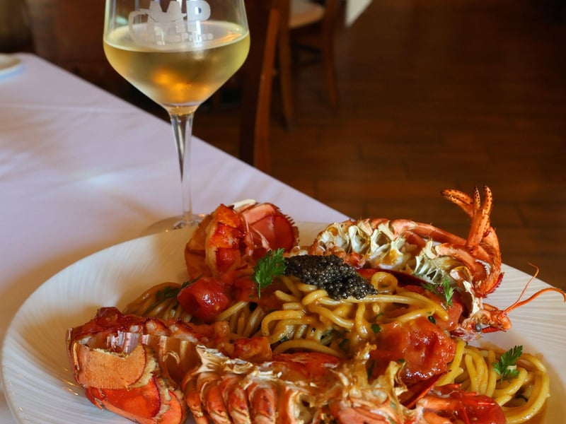 Lobster pasta from Marco Prime
