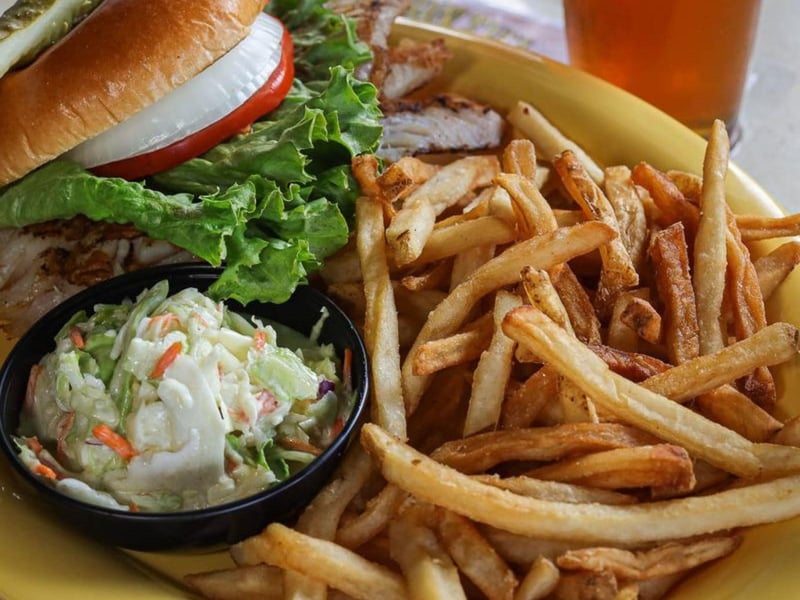 The Tiki Grouper sandwich