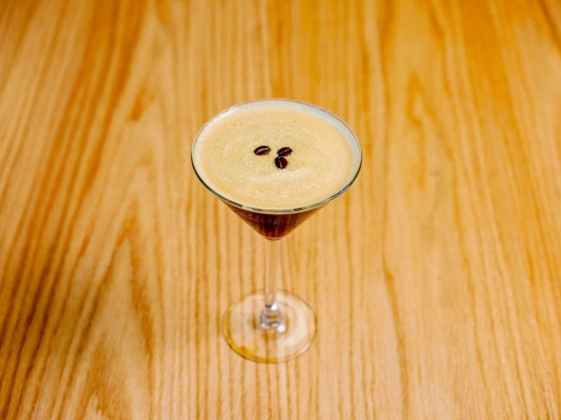 An espresso martini at The Burrow in Marco Island