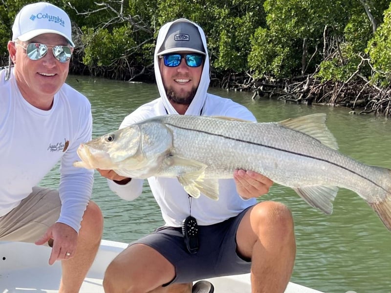 Captain Matthew Keegan with a successful catch