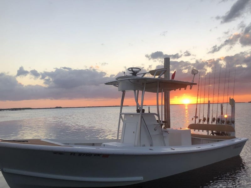 A group fishing with Thrill Of It All