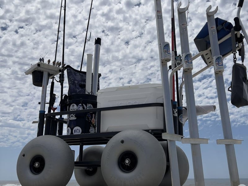 The fishing equipment with Panhandle Salt Surf Fishing