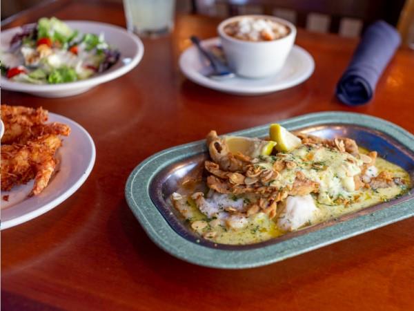 Seafood from Captain Daves on the Gulf in Destin, Florida