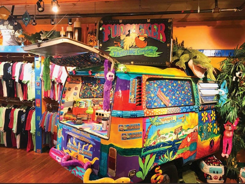 The souvenir shop at Fudpuckers
