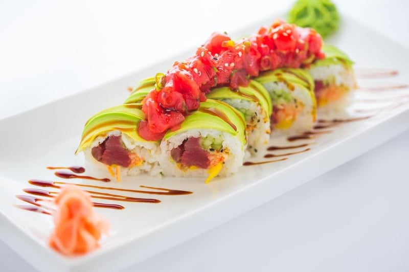 Sushi at Basmatis Asian Cuisine in Santa Rosa Beach, Florida