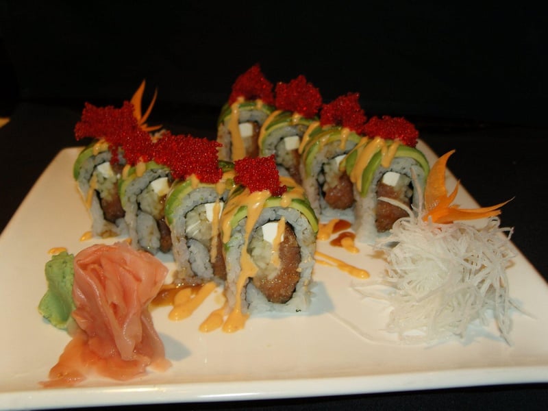 The Superman Roll with spicy tuna