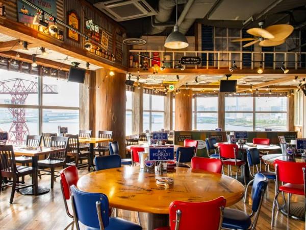 The dining room at Bubba Gump Shrimp Co.