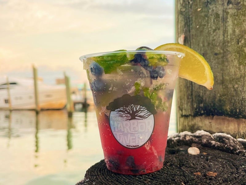 A mojito from Harbor Tavern in Destin, Florida