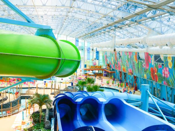 water slide at OWA