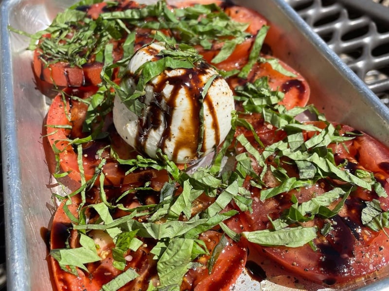 The fresh caprese salad in Panama City, Florida