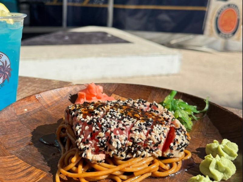 Ahi tuna at Patches Pub  Grill in Panama City Beach, Florida