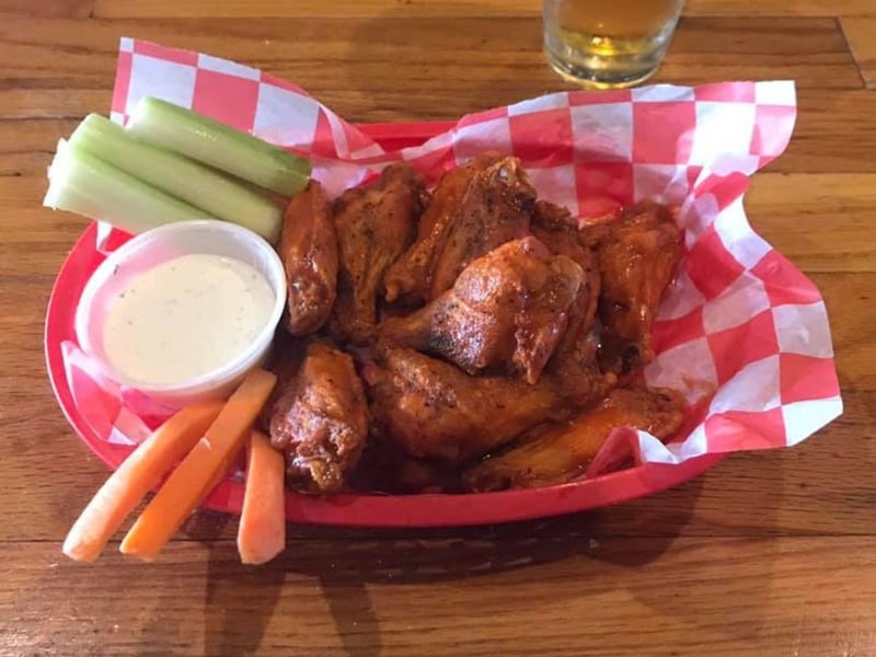 Wings from Anglers Beachside Bar and Grill