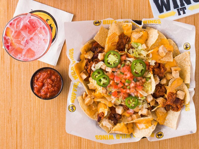 Texmex loaded chips from Buffalo Wild Wings