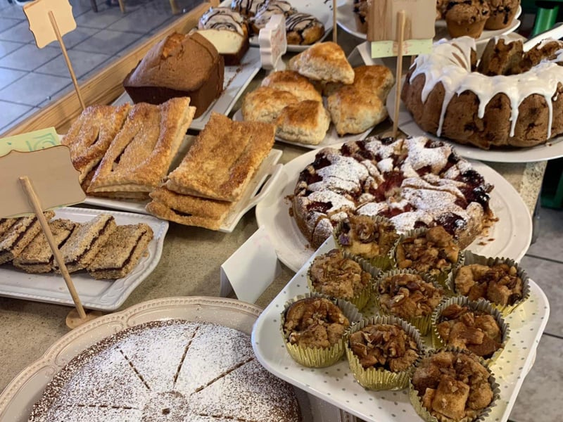 Fresh pastries at Cafe Con Leche