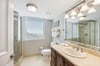 Even the guest bath has a great view from the window.