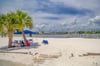 Enjoy the white sands on the Intercoastal waterway