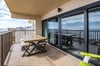 Balcony area off the living room.