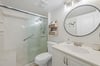 Full Bath with tubshower combo for soaking or showering.