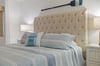 Plush King sized bed for a great nights sleep.