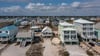 Aerial view showing proximity to the beach and surrounding Gulf Shores area
