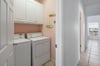 Private washer and dryer for added convenience during longer stays
