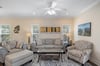 Another view of the living area—plenty of seating for everyone to gather, stream a movie, or just unwind