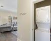 Inunit washer and dryer—one of those small conveniences that makes a big difference on longer stays