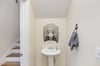 Convenient half bath on the main level—especially helpful when traveling with a group