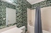 Private master bathroom with tubshower combo
