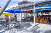 Seasonal tiki bar and grill right on site—one of the reasons we kept coming back before we bought here
