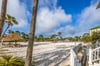 Sand volleyball court just off the pool deck—fun for families and groups looking to stay active