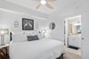 Primary bedroom is ensuite and walks out to private 6th floor balcony.