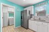 Kitchen into Laundry Room