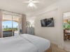 Primary bedroom entertainment, TV and Gulf view