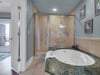 2nd floor Primary bathroom with soaking tub and walk in shower