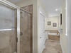 2nd floor king primary private bath with walk in shower and soaking tub  no jets
