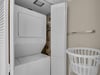 Stackable Washer  Dryer in Hall Bath