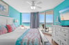 Primary Bedroom with King Bed, TV and Gulf Views
