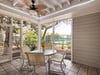 Screen Porch with Tennis Court Views