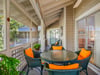 Outdoor dining on Screened Porch