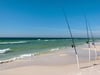 Public beach across the street