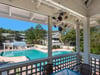 Relaxing Porch overlooking Cottage Pool