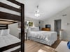 Bedroom 3 on 2nd fl with a TV and Bathroom