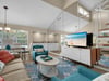 Living Room with Flat Screen TV