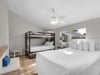 Bedroom 3 with Queen Bed and Bunk