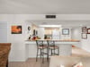 Kitchen with a convenient breakfast bar for extra seating