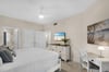 A dedicated workspace helps you catch up effortlessly in this wellappointed guest bedroom