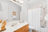 Your private bathroom offers a vanity, showertub combo, and all the essentials youll need to refresh after a day of exploring.