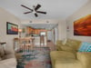 Living, Dining and Kitchen Areas